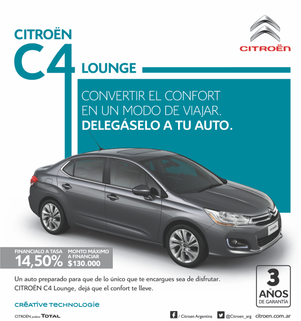 Vacaciones Citroen C4 Lounge